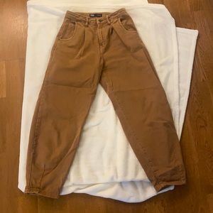 Zara brown jeans size 2
